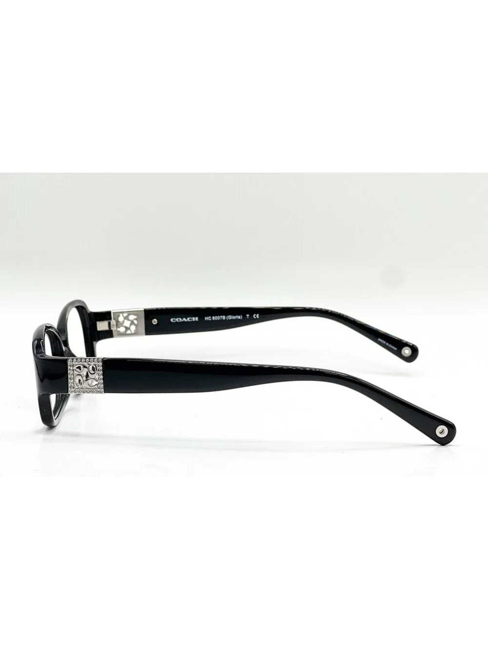 Coach HC 6007B 5002 Black Rectangle Authentic Eyeglass Frames 54-16